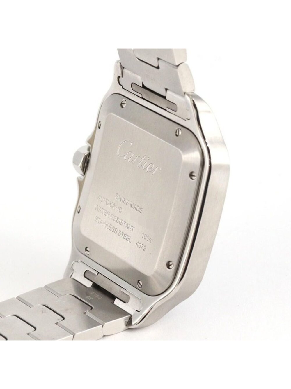 Cartier Santos de Cartier SS Automatic Volume Watch - Picture 6 of 8